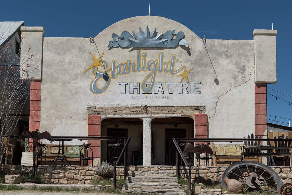 Starlight Theatre building in Terlingua Ghost Town